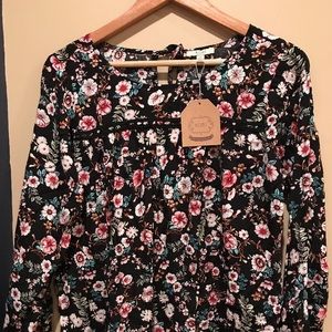 Long sleeve kori floral blouse